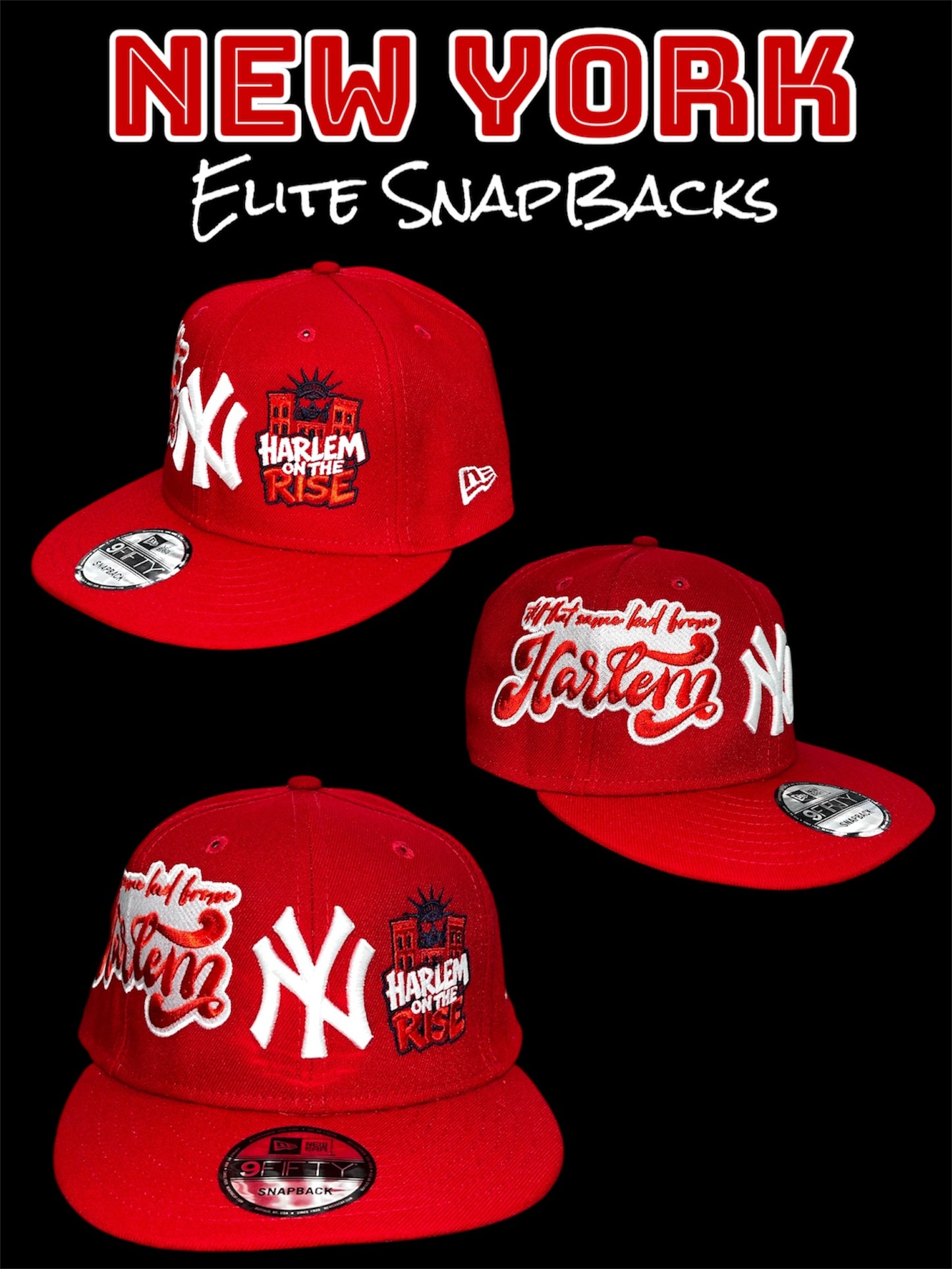 Harlem New York Elite SnapBacks