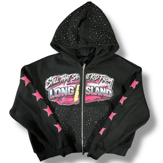 Long Island Croptop Hoodies
