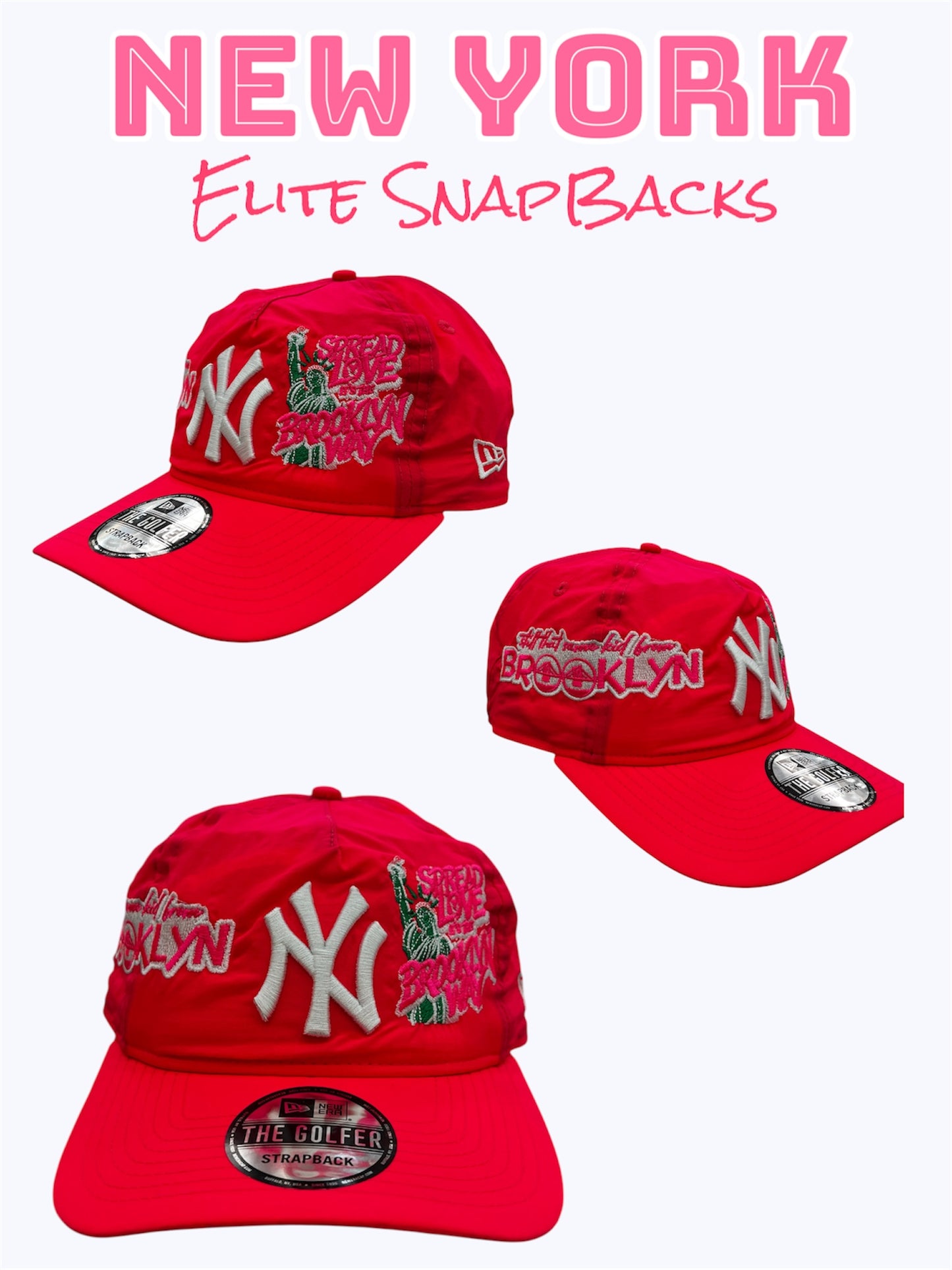 Womens Brooklyn New York Elite StrapBacks