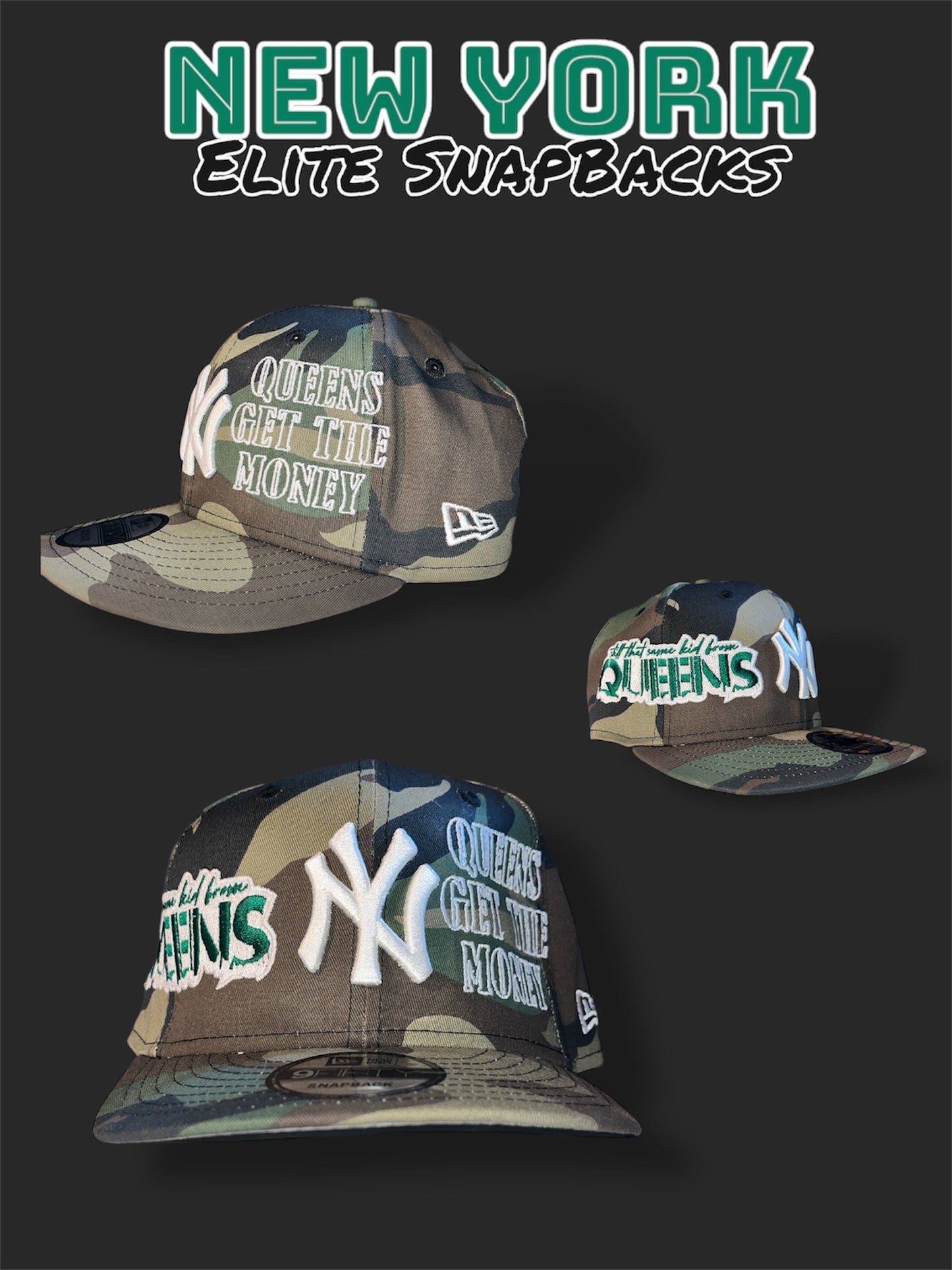 Queens New York Elite SnapBacks