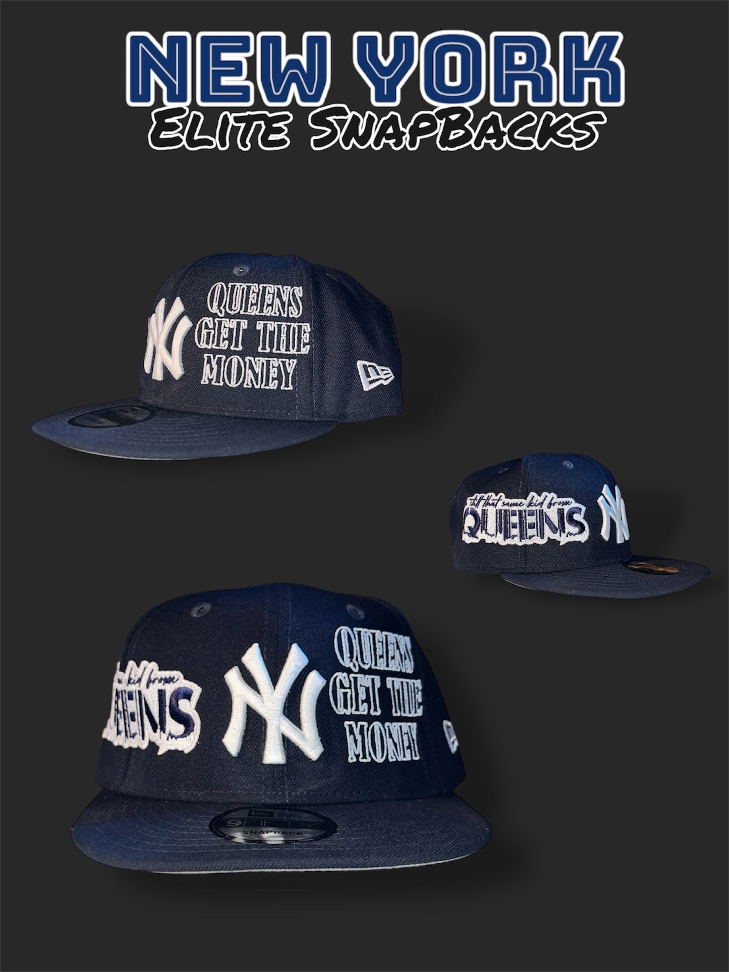 Queens New York Elite SnapBacks