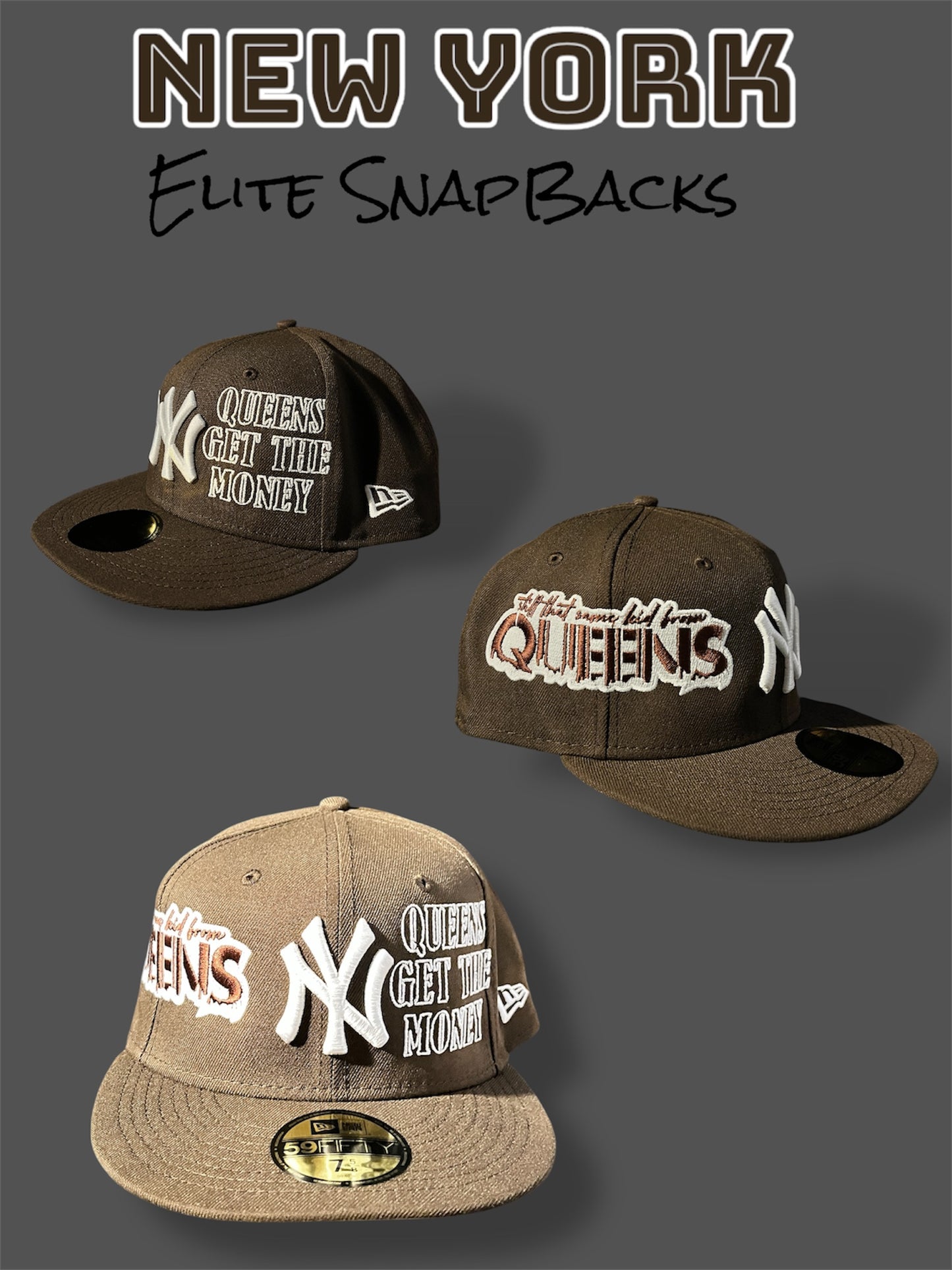 Queens New York Elite SnapBacks