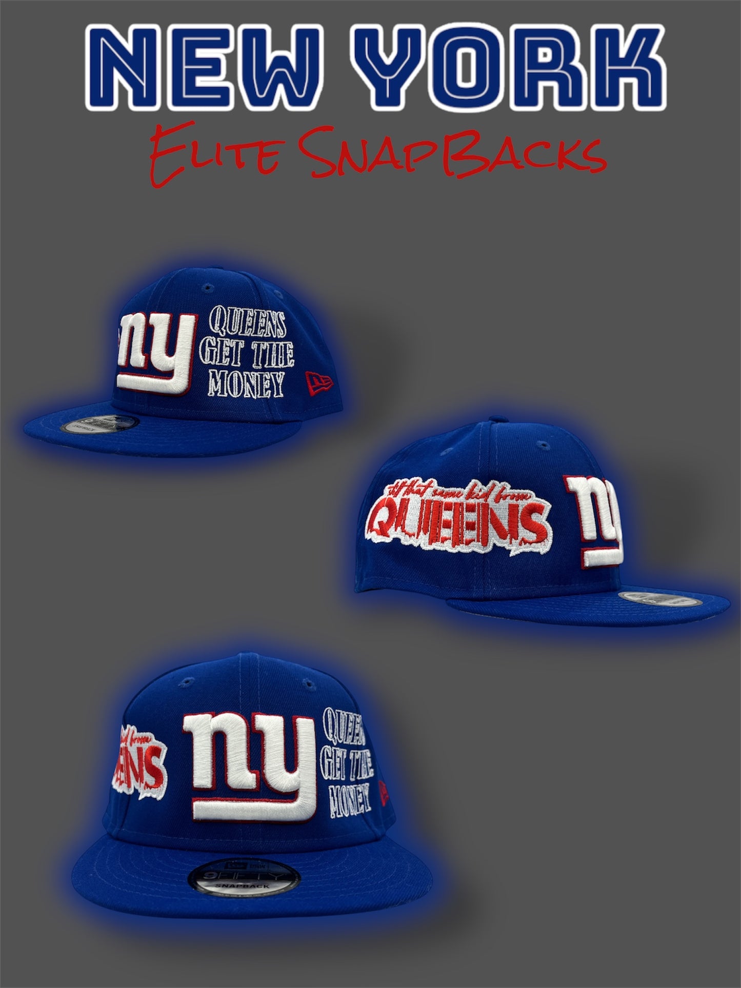 Queens New York Elite SnapBacks